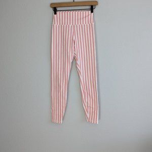 Spiritual Gangster Women's Size Small Candy Stripe High Waist Athletic leggings
